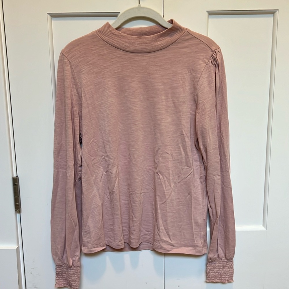 Lilla P Mock Neck Long Sleeve